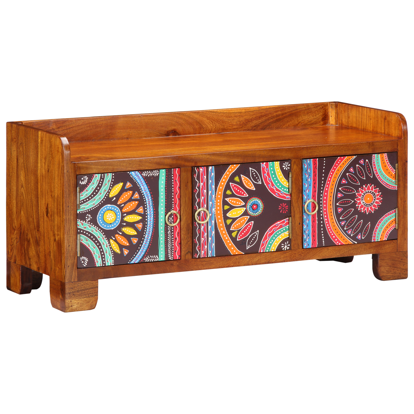 Shoe Bench 90x35x40 cm Solid Wood Acacia