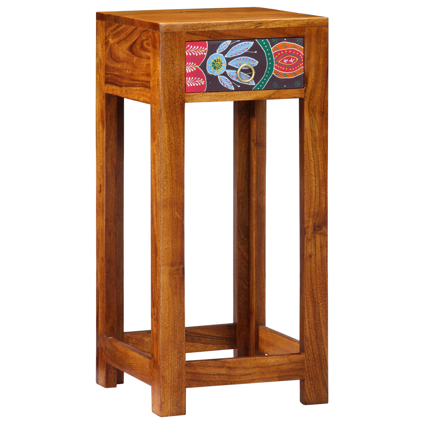Telephone Stand 35x35x75 cm Solid Wood Acacia