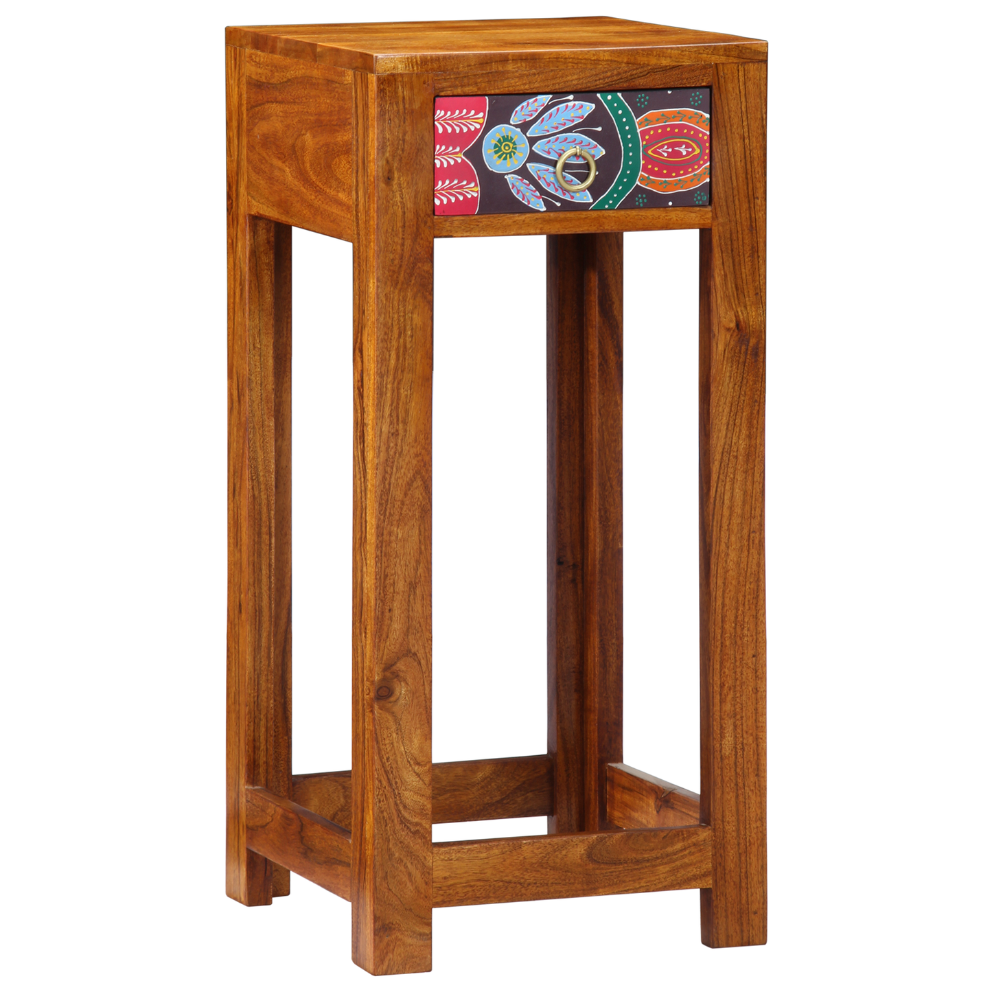 Telephone Stand 35x35x75 cm Solid Wood Acacia