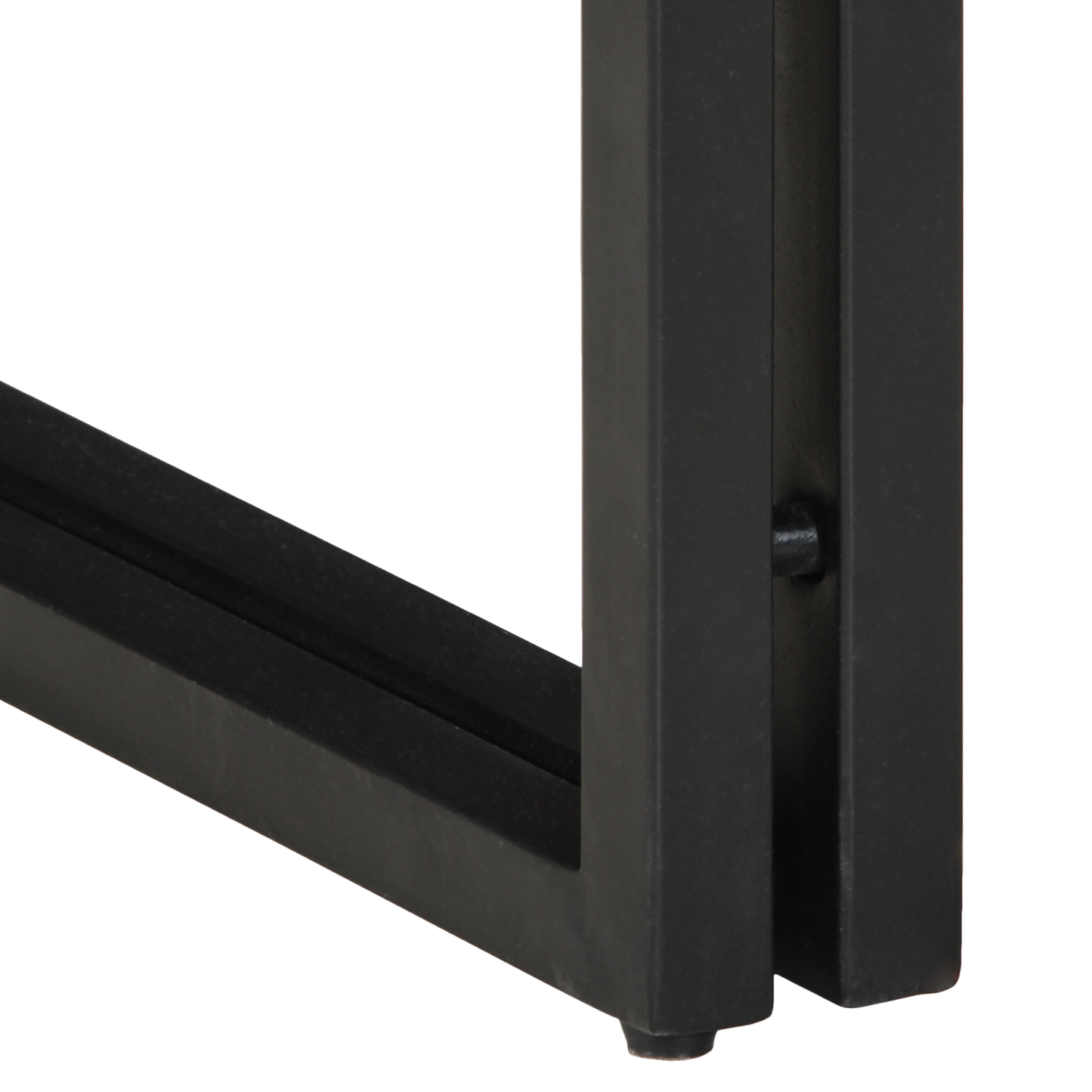 End Table with Drawer Black 40x40x50 cm Solid Reclaimed Wood