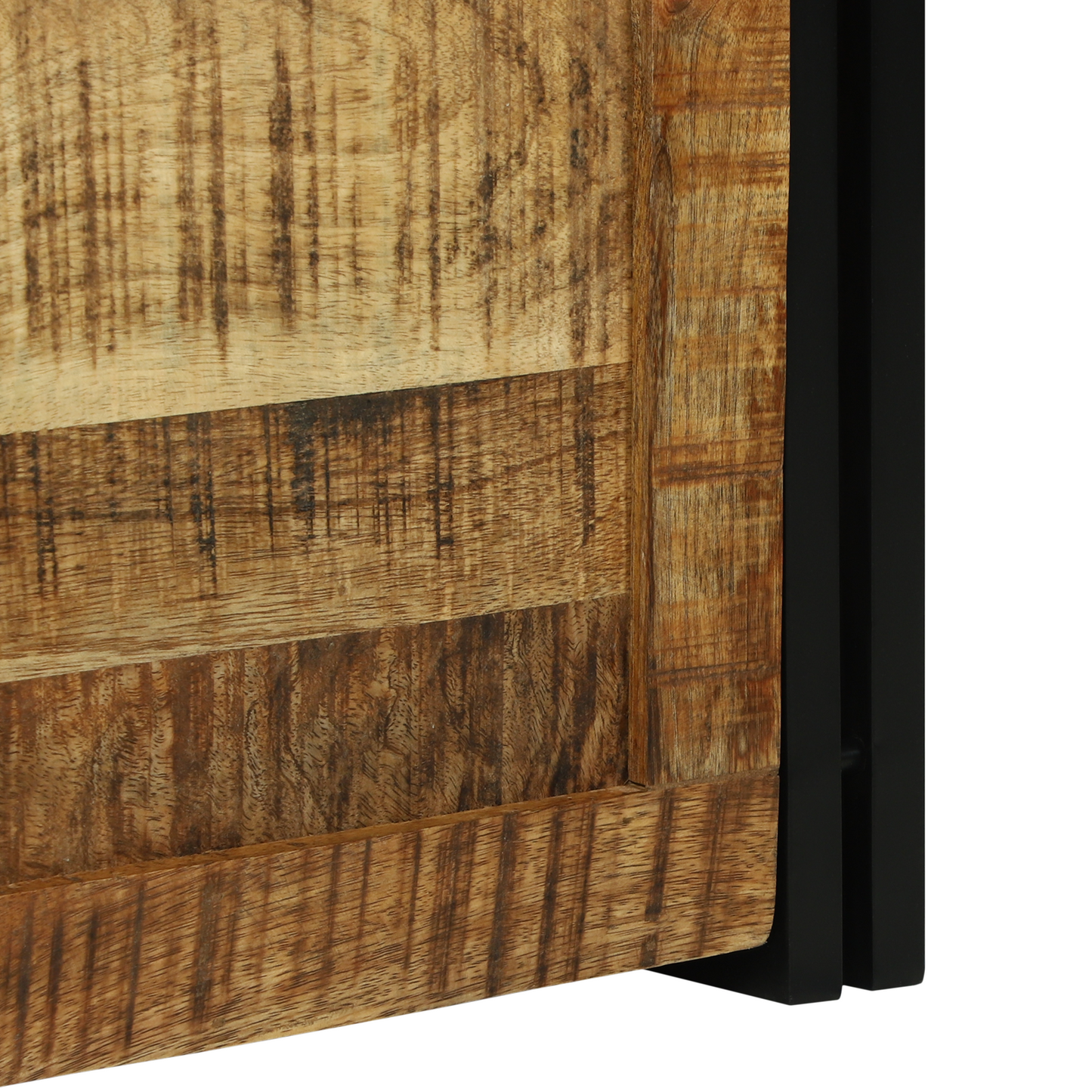 Storage Box 50x50x50 cm Solid Rough Wood Mango