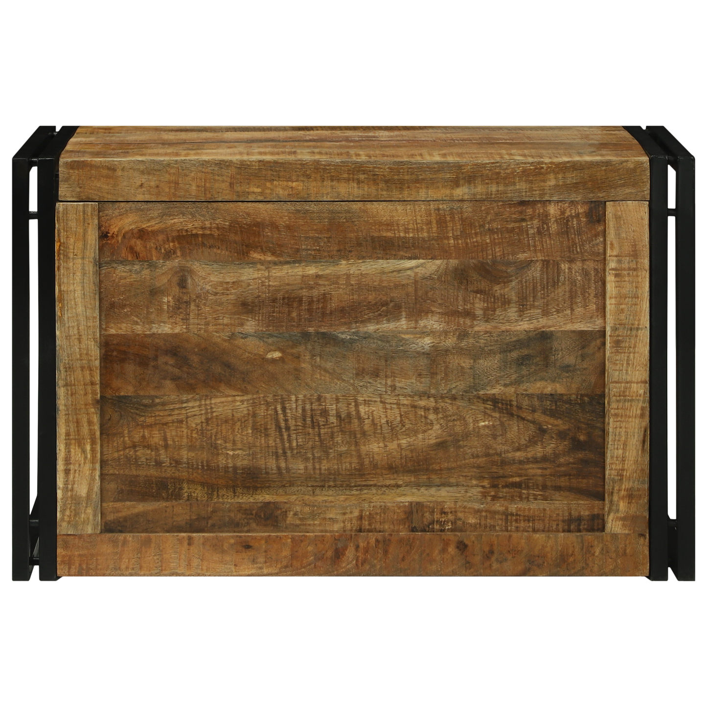 Storage Box 80x50x50 cm Solid Rough Wood Mango