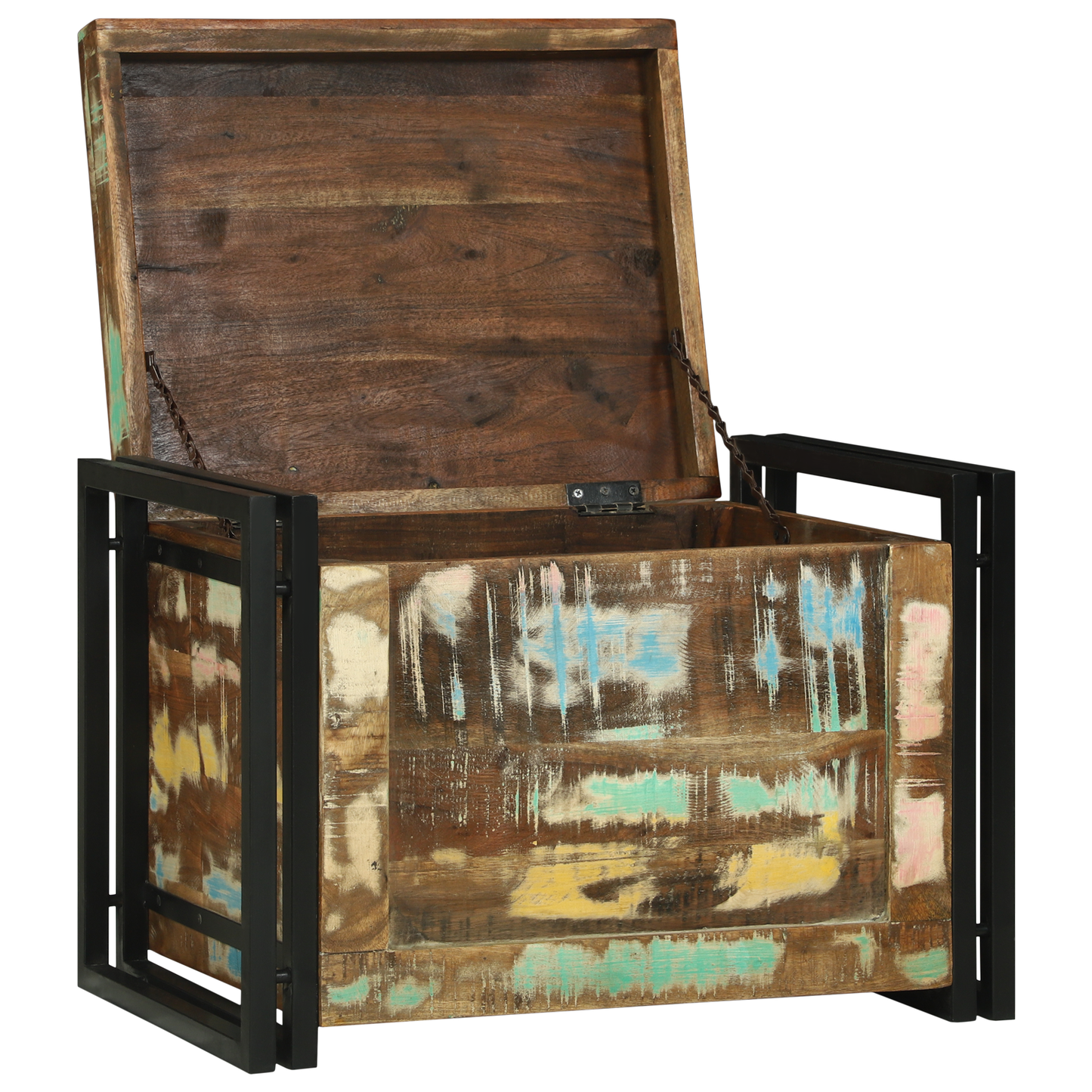 Storage Box 60x40x41 cm Solid Wood Reclaimed