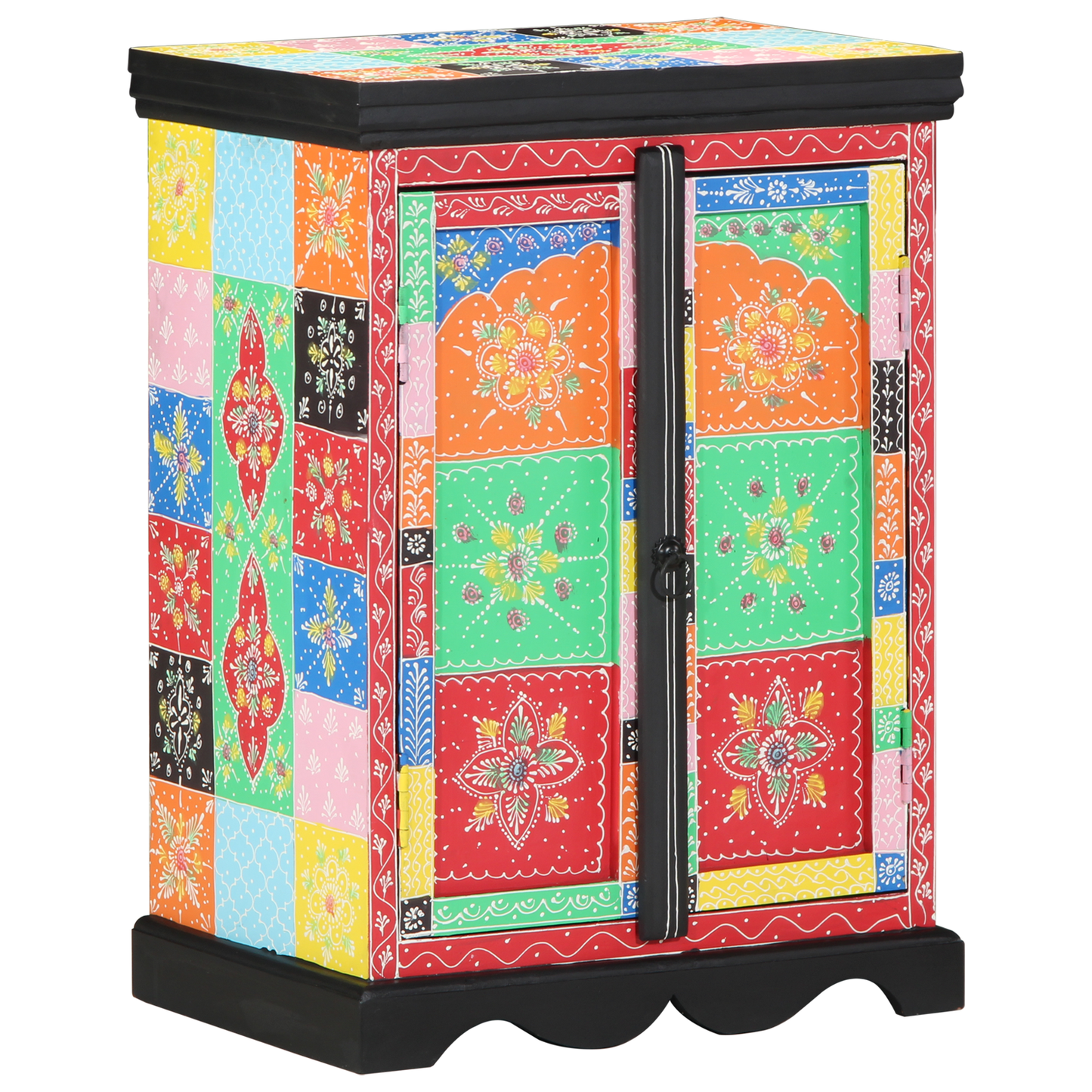 Multicolor Console Table - 50x30x75 cm - Solid Mango Wood