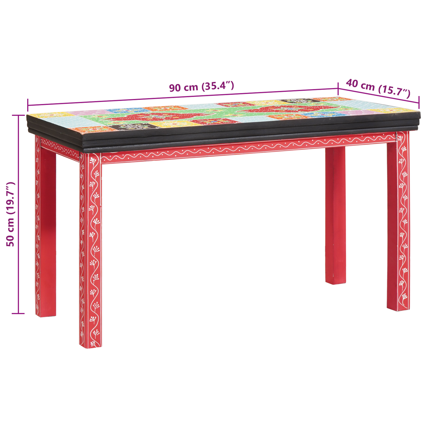 Nesting Tables 3 pcs Solid Wood Mango