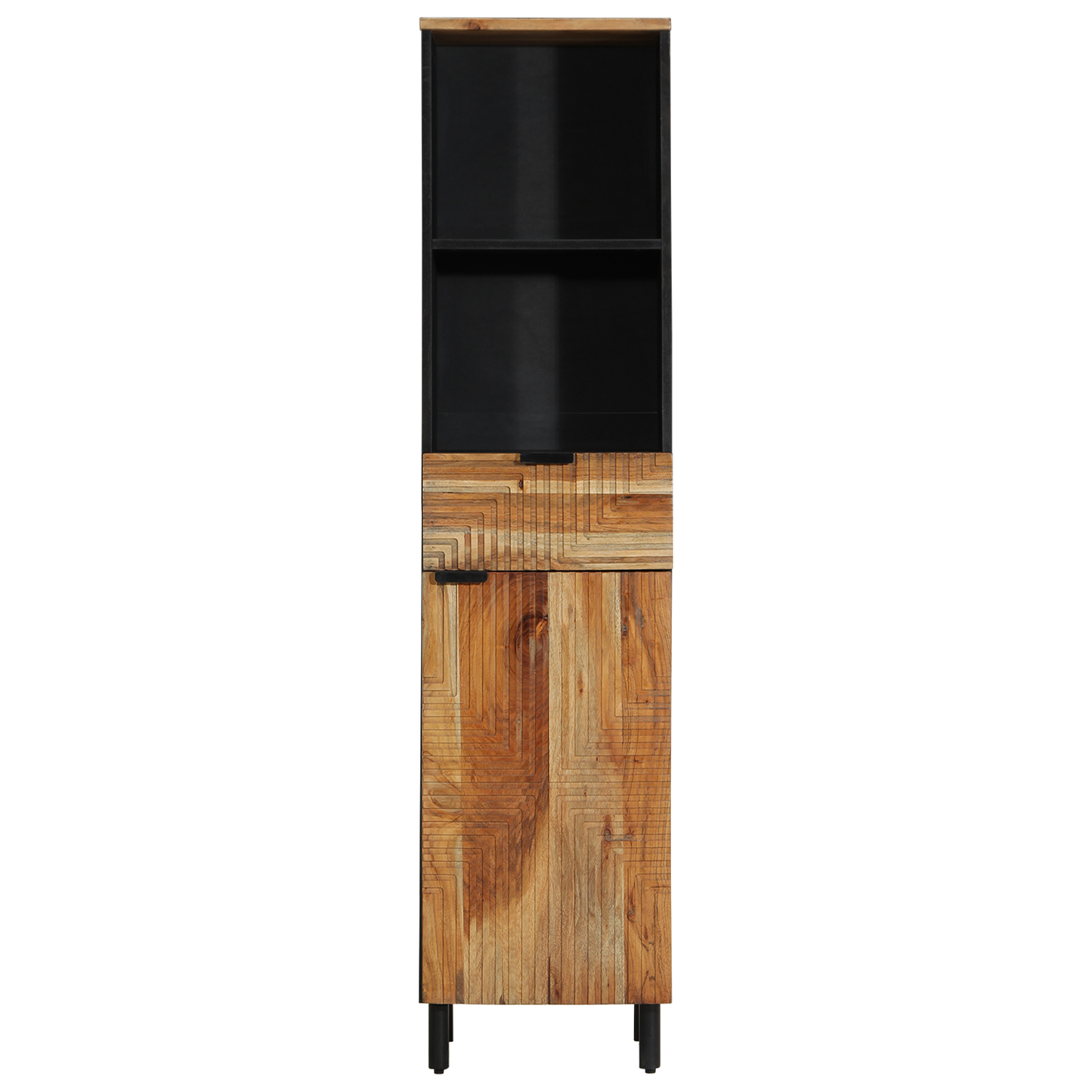 Bathroom Cabinet 38x33x160 cm Solid Wood Acacia