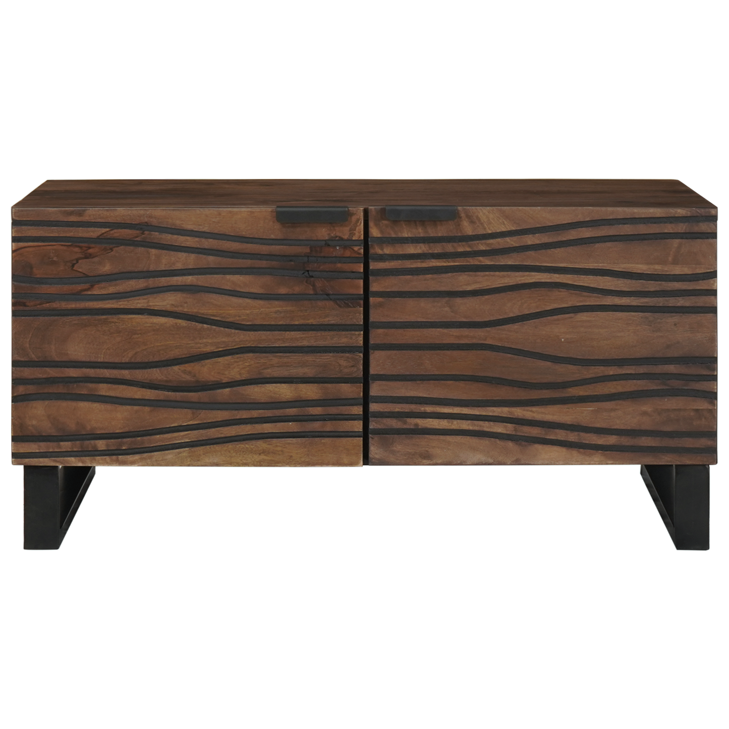 Coffee Table 80x50x40 cm Solid Wood and Engineered Wood