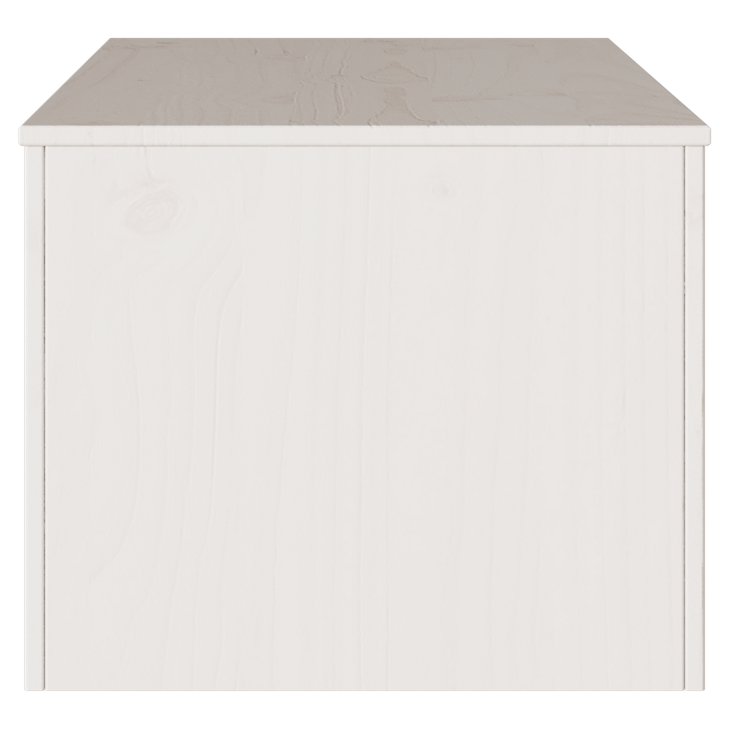 Coffee Table "DRAMMEN" White 99x55x45 cm Solid Wood Pine
