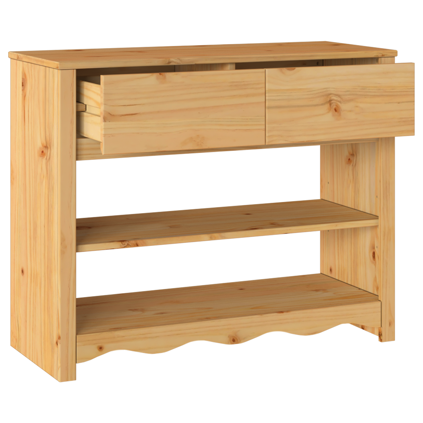 Console Table "DRAMMEN" 89,5x37x73 cm Solid Wood Pine