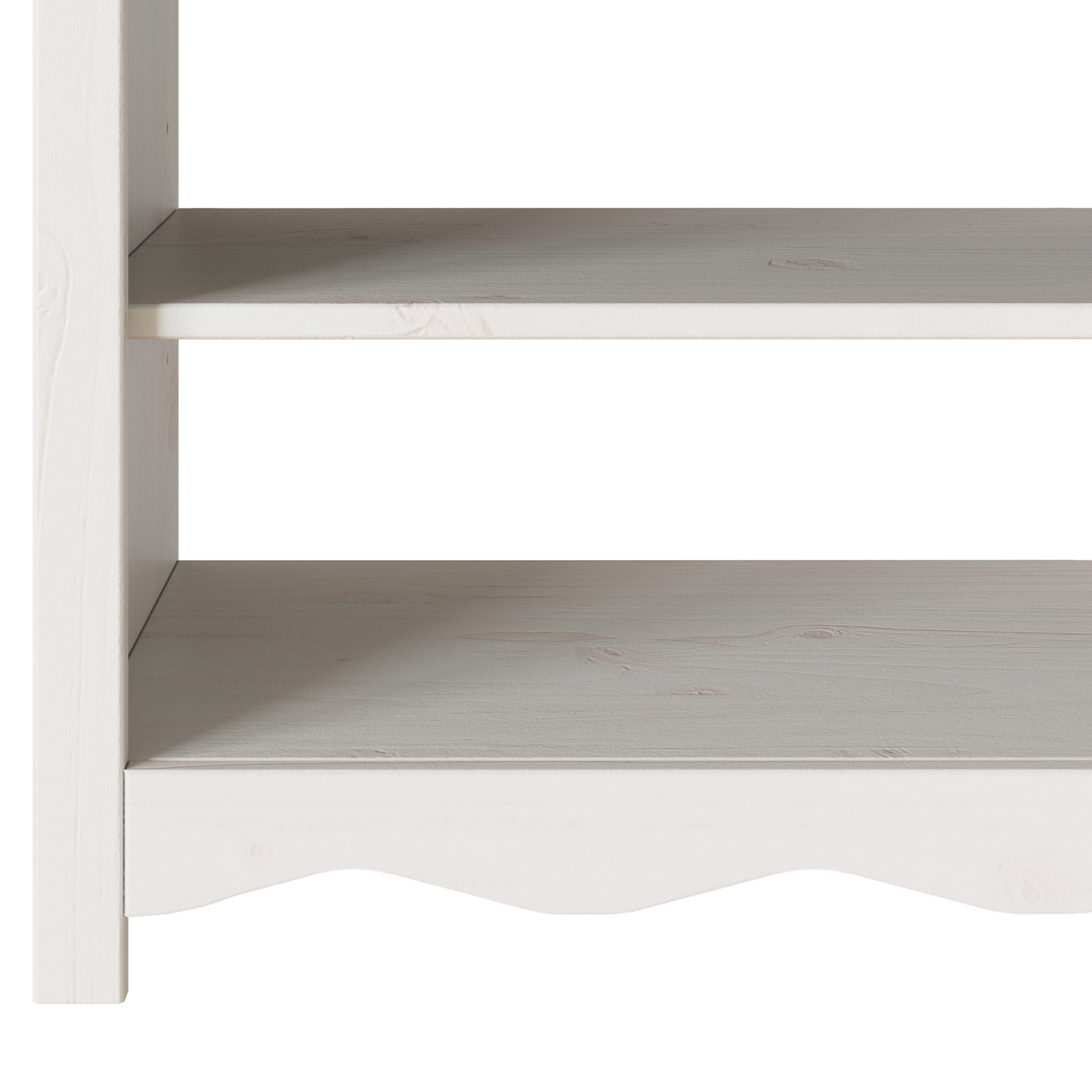 Console Table "DRAMMEN" White 89,5x37x73 cm Solid Wood Pine