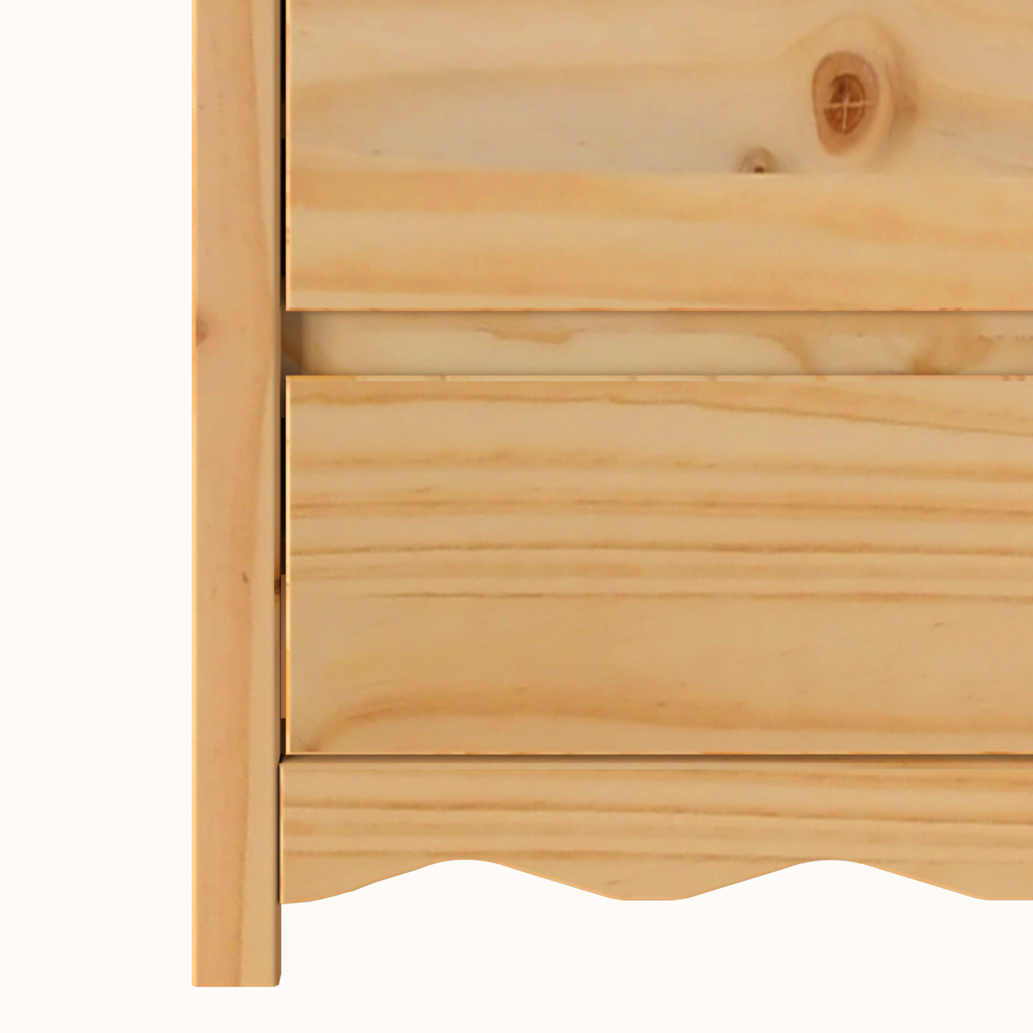 Chest of Drawers "DRAMMEN" 76,5x40x91 cm Solid Wood Pine