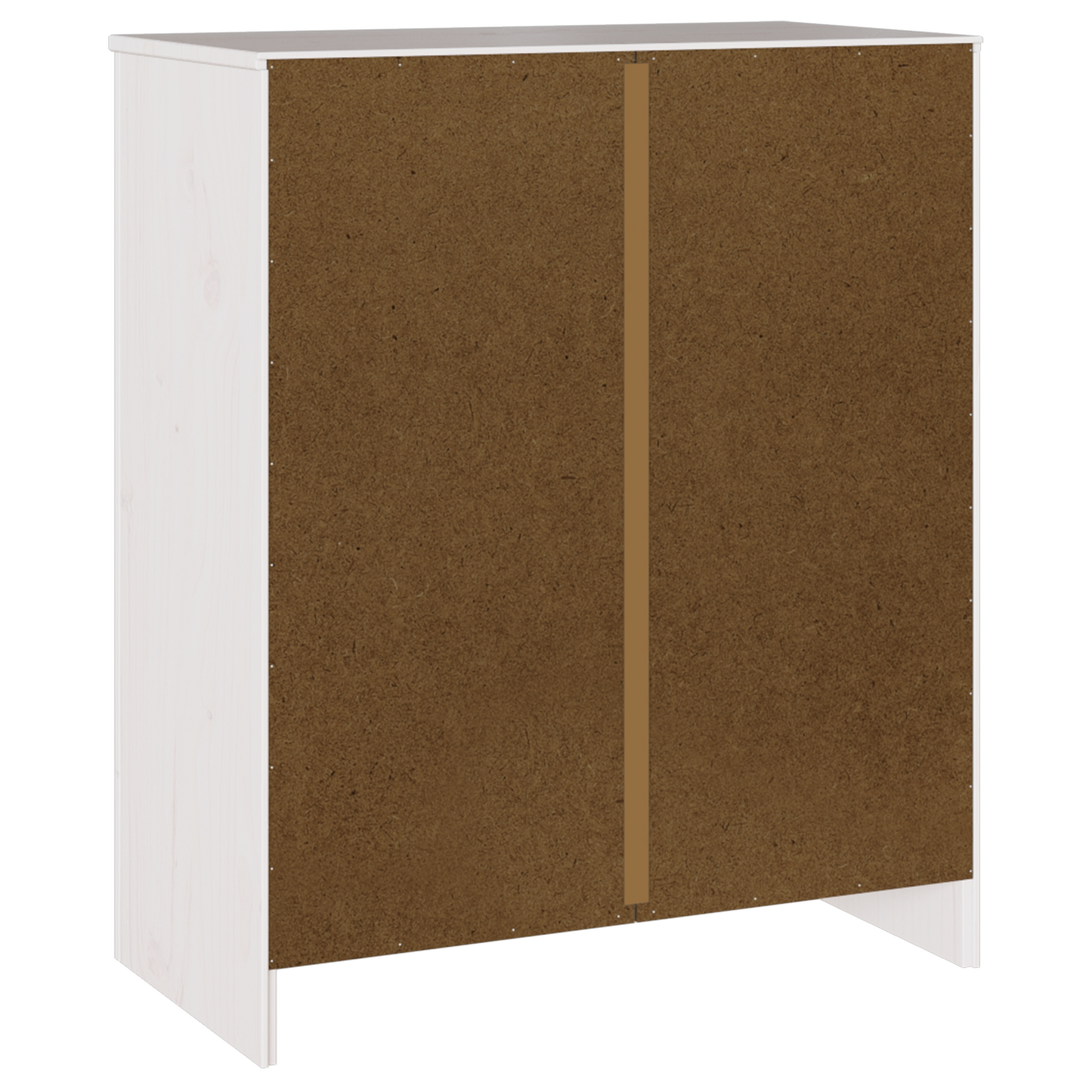 Chest of Drawers "DRAMMEN" White 76,5x40x91 cm Solid Wood Pine