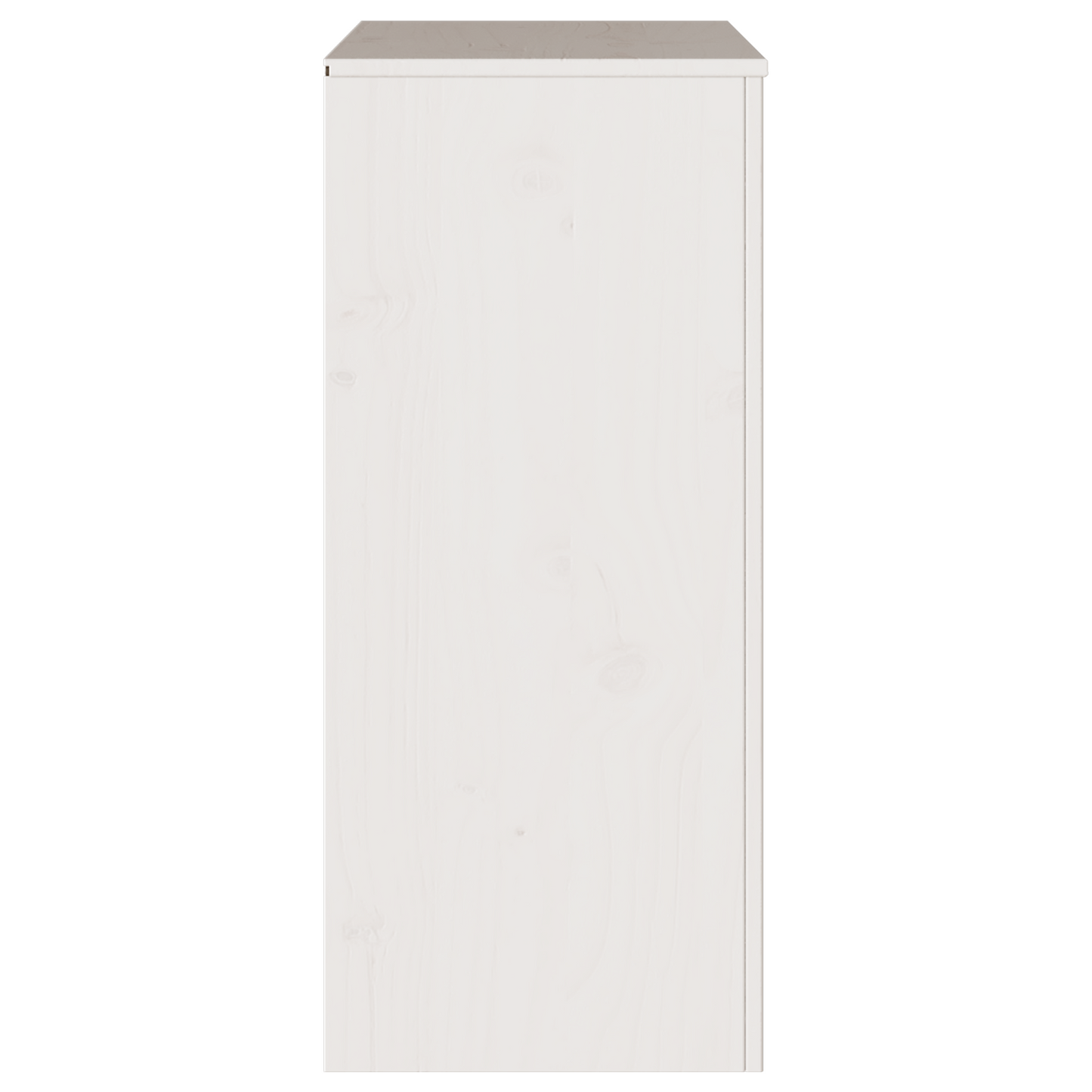 Chest of Drawers "DRAMMEN" White 76,5x40x91 cm Solid Wood Pine