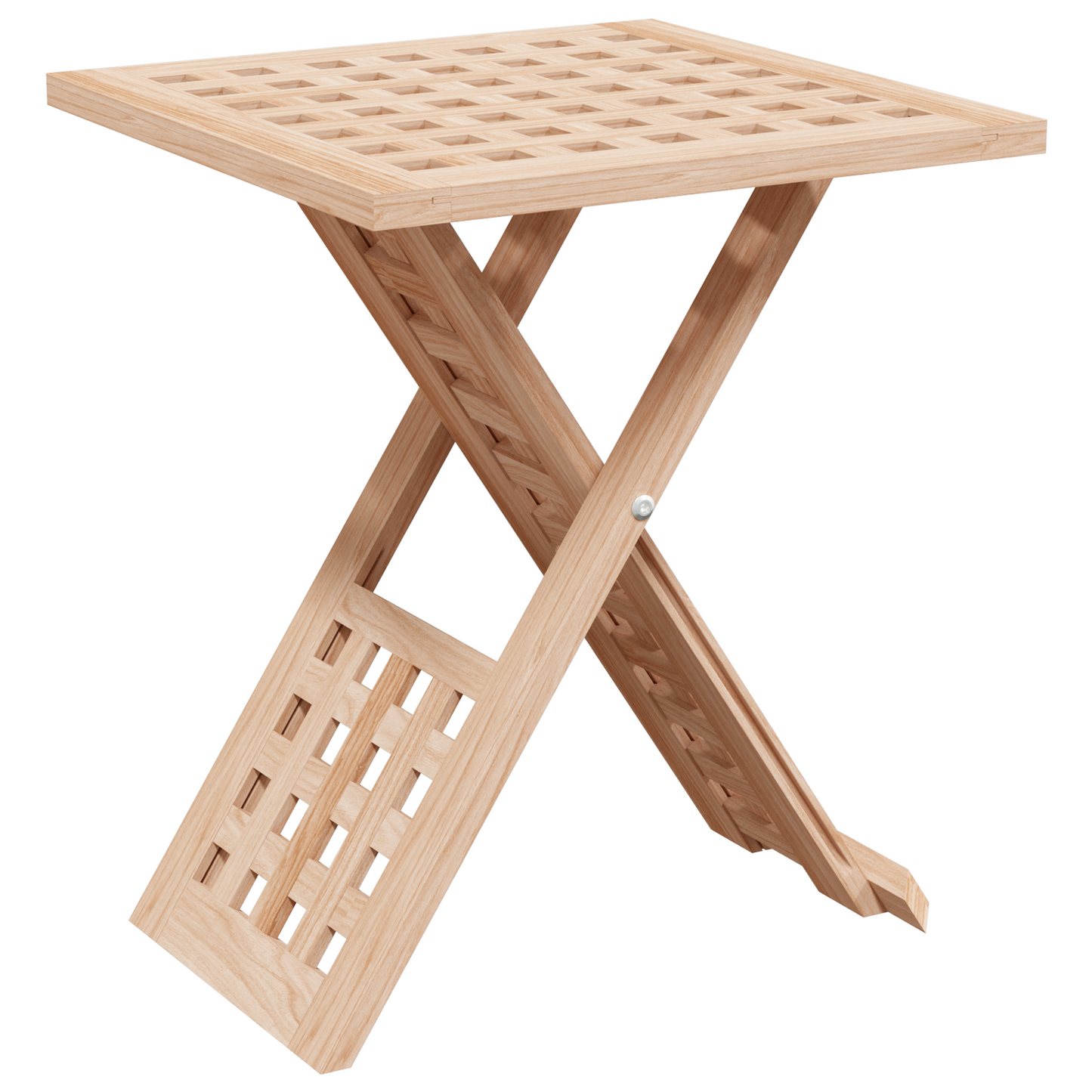 Coffee Table Foldable 33x33x40,5 cm Solid Wood Walnut