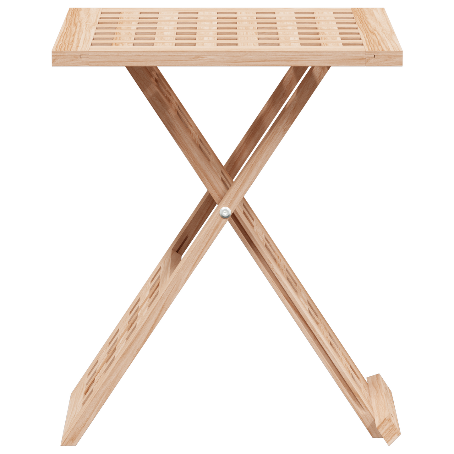 Coffee Table Foldable 33x33x40,5 cm Solid Wood Walnut