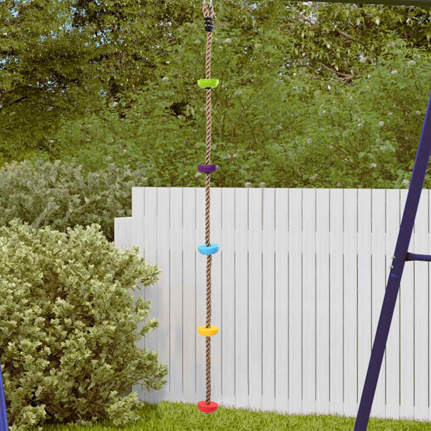 Kids'Climbing Rope with Platforms - 200 cm