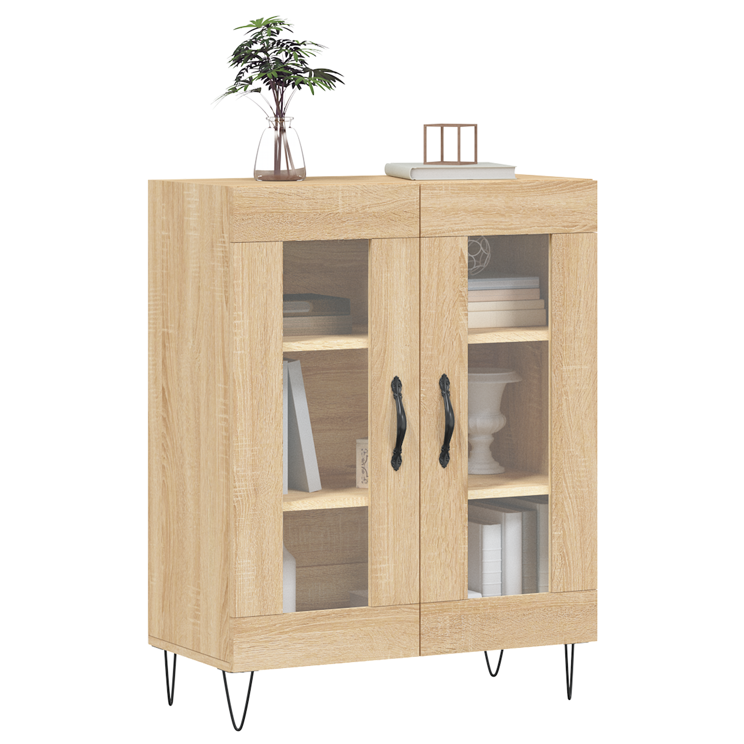 Sideboard Sonoma oak 69.5 x 34 x 90 cm Engineered wood