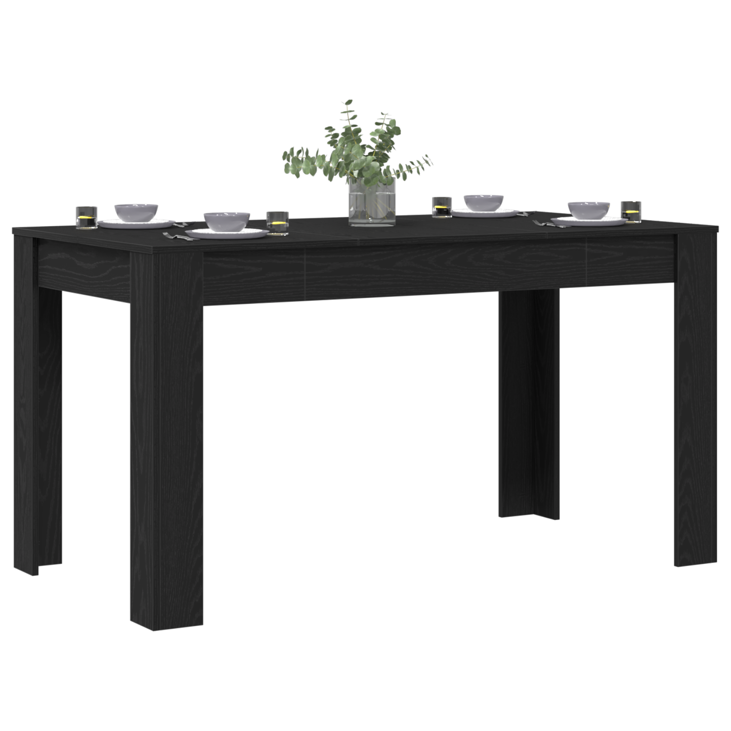 Modern Wooden 4 Person Dining Table Wood Dinner Kitchen Tables Sturdy
