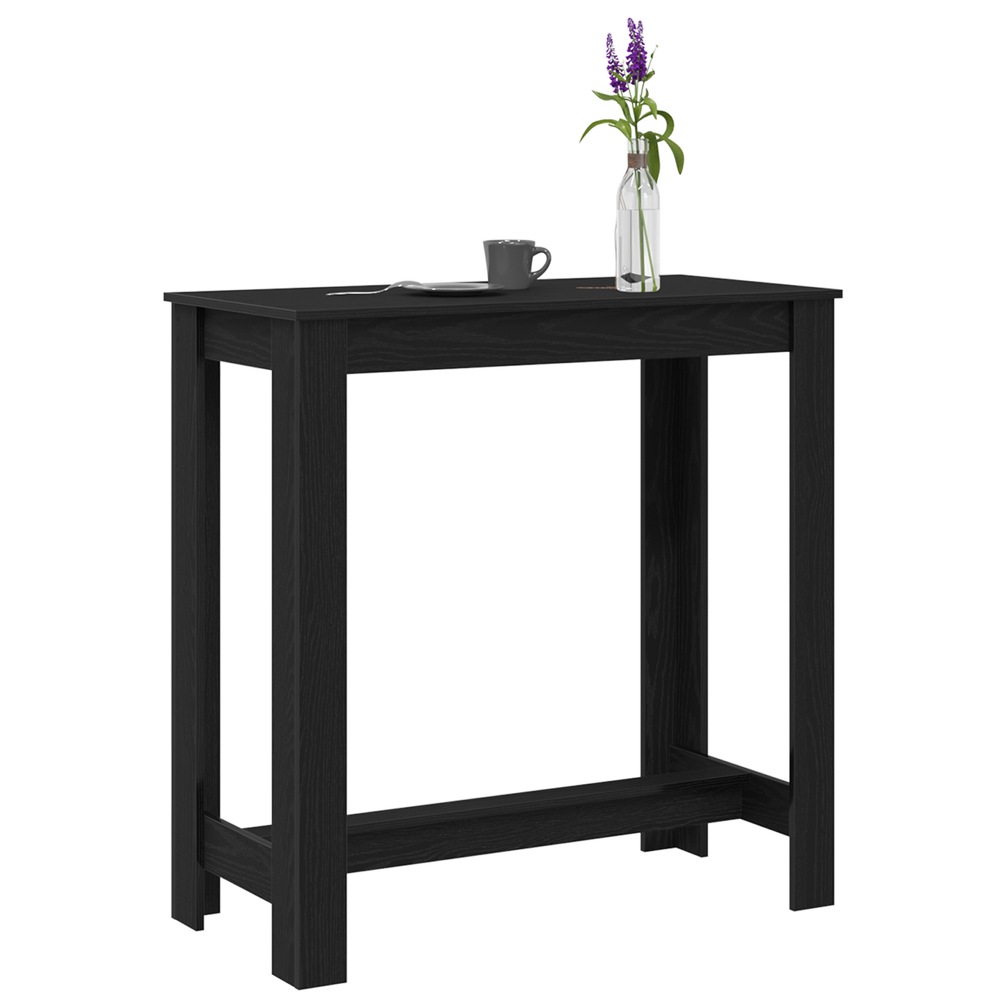 Modern Wooden Kitchen Dining Room High Bar Table Wood Rectangular Tables