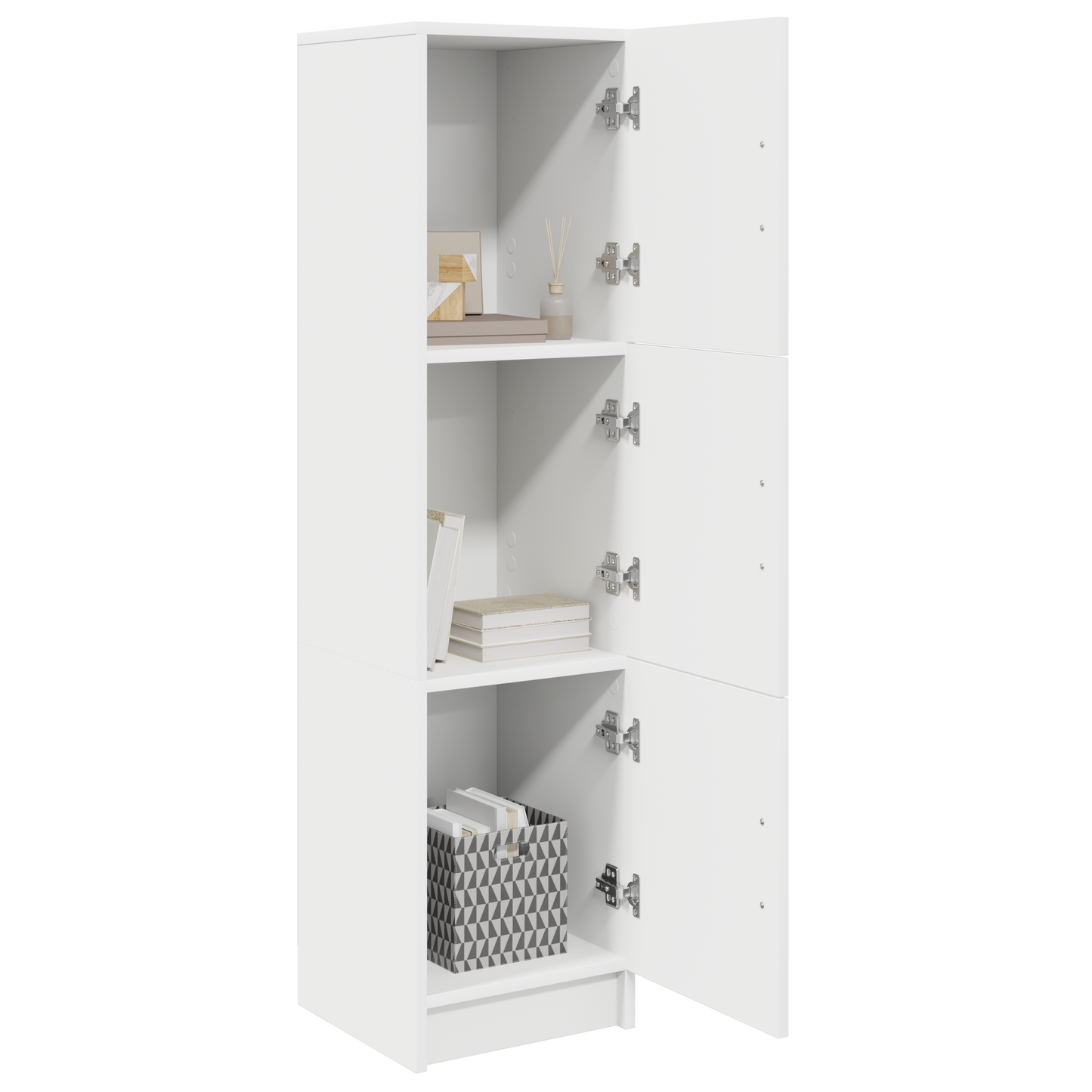Highboard White 31.5 x 32 x 124 cm Engineered wood