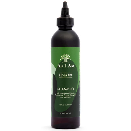 As I Am Rosemary Shampoo Hair Growth & Scalp Health for Curly, Coily & Wavy Hair 237ml/8.01 oz