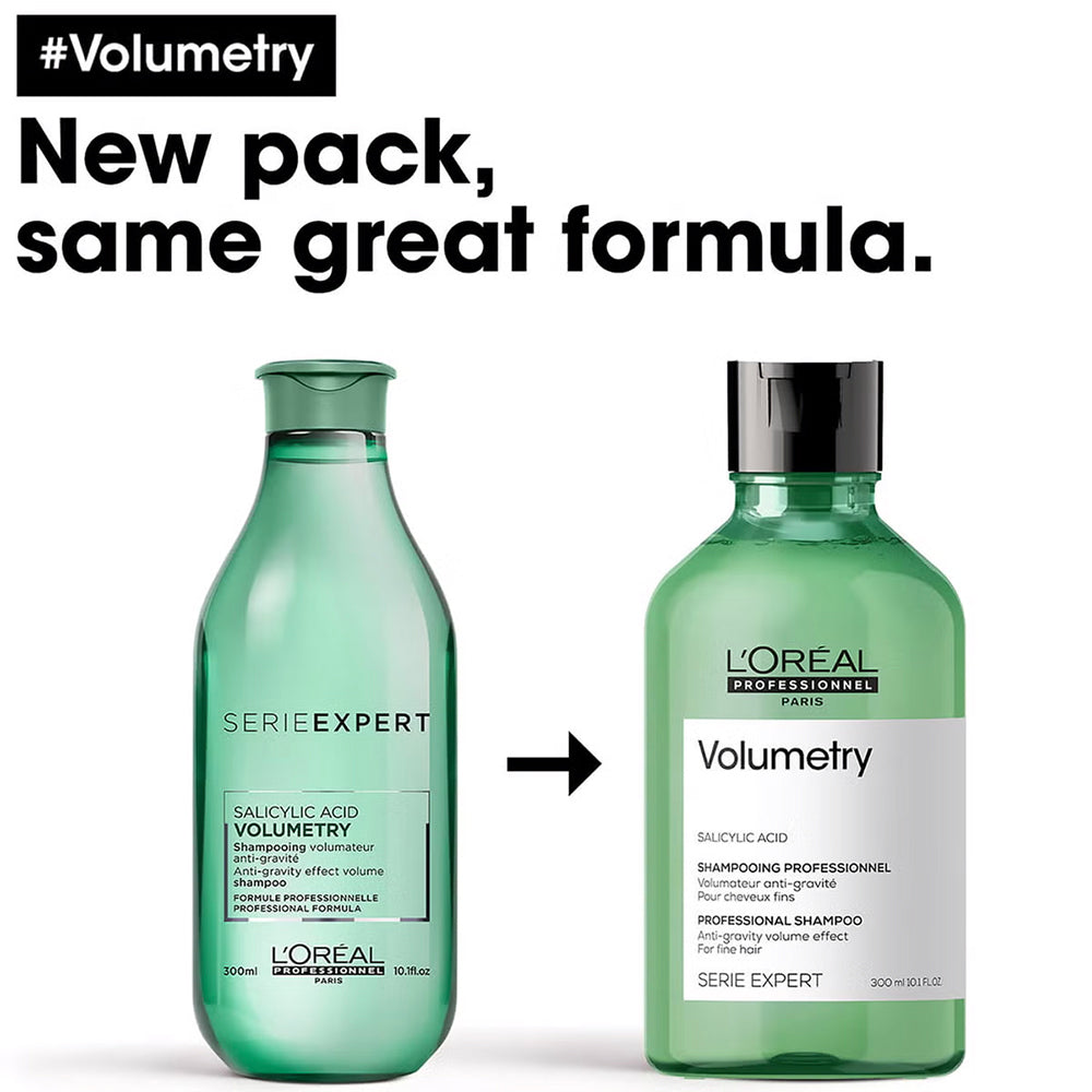L'Oréal Professionnel Serié Expert Volumetry Shampoo Volumising & Anti-Gravity Lift for Flat, Fine Hair 300 ml/10.14 oz