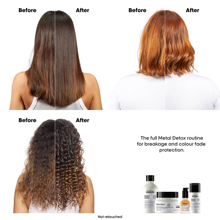 L'Oréal Professionnel Serié Expert Metal Detox Sulphate Free Shampoo for Anti-Metal Cleansing & Colour Protection for Colour-Treated Hair 300 ml/10.14 oz