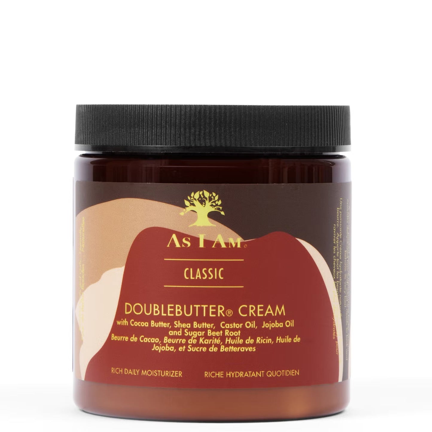 As I Am Double Butter Rich Moisturiser for Deep Hydration & Curl Definition 8oz