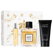 Guerlain L'Homme Ideal Gift Set 100ml EDT + 75ml Shower Gel + 10ml EDT Men's Fragrance
