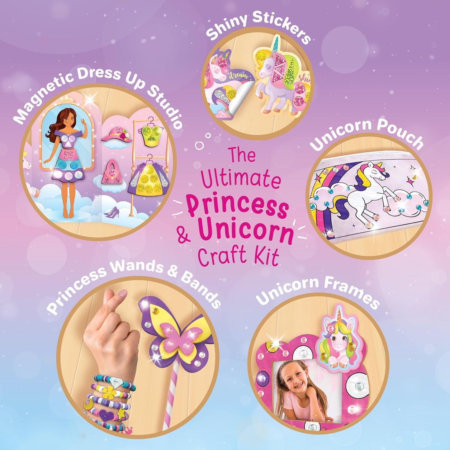 Imagimake Unicorn Craft Kit | 20+ Mess-Free Activities for Girls Aged 5–12