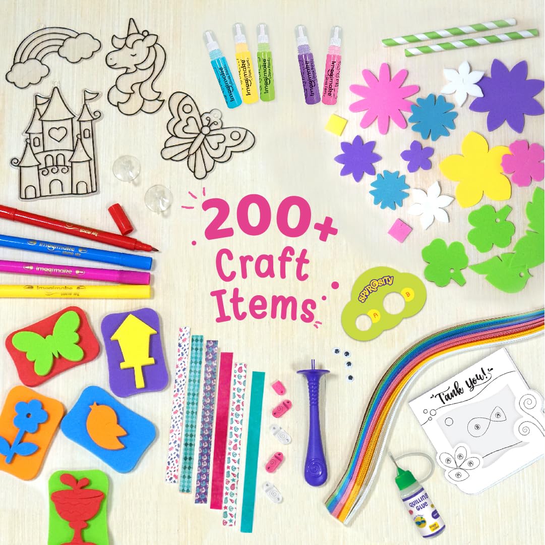 Imagimake Fabulous Craft Kit – 20 Activities for Kids 5–8 | Unicorn DIY Set