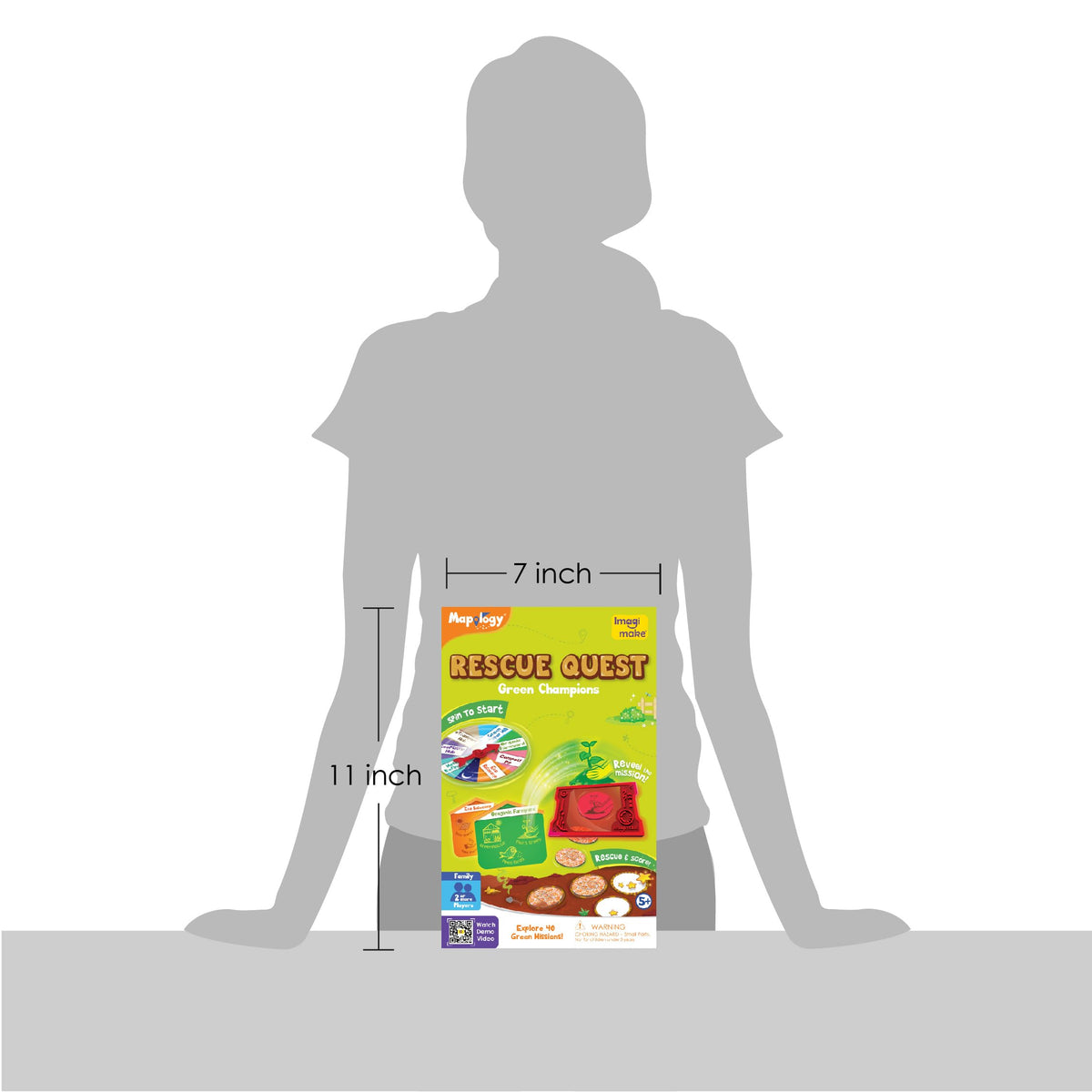 Imagimake Rescue Quest – Green Champions | Eco Education Board Game for Kids 5-10