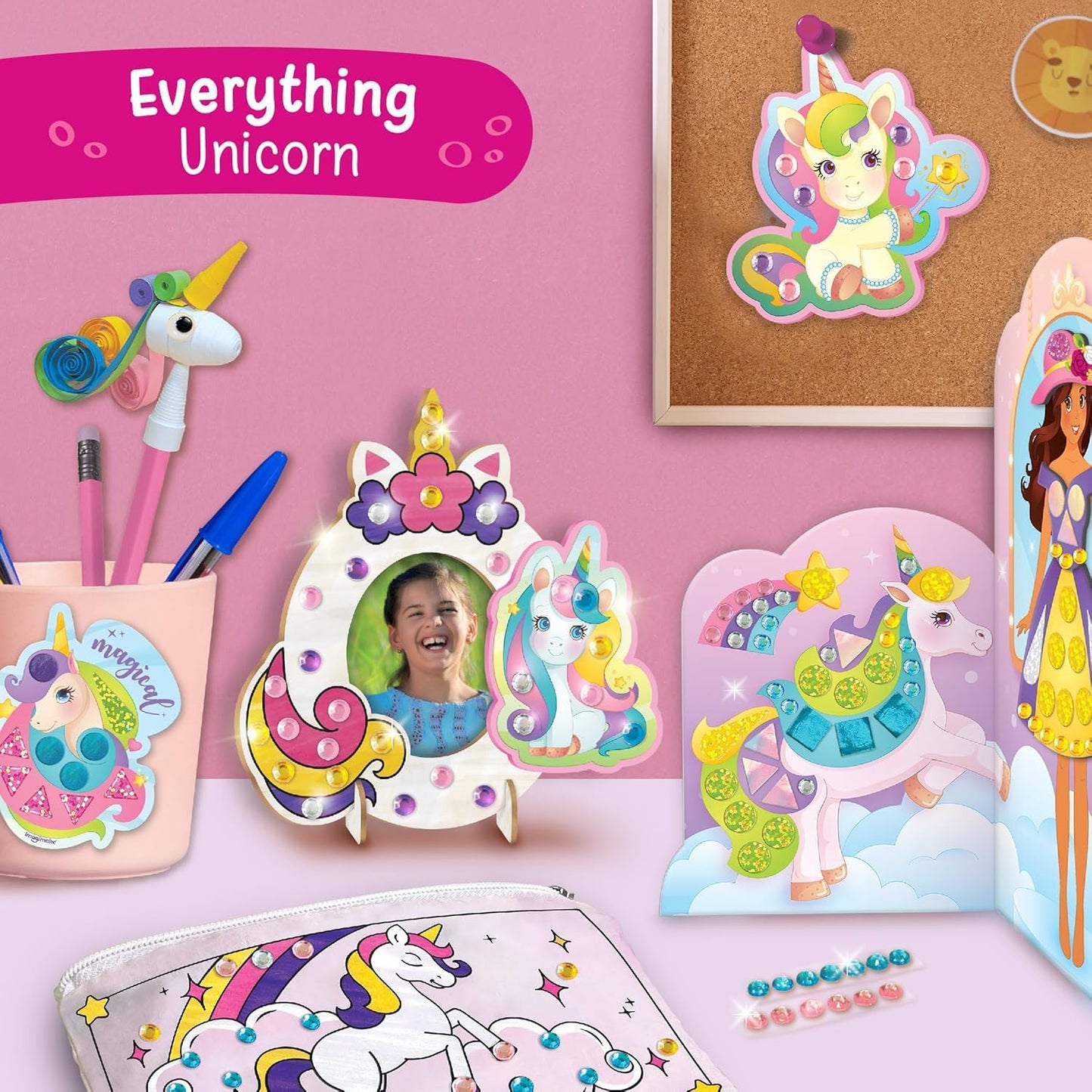 Imagimake Unicorn Craft Kit | 20+ Mess-Free Activities for Girls Aged 5–12