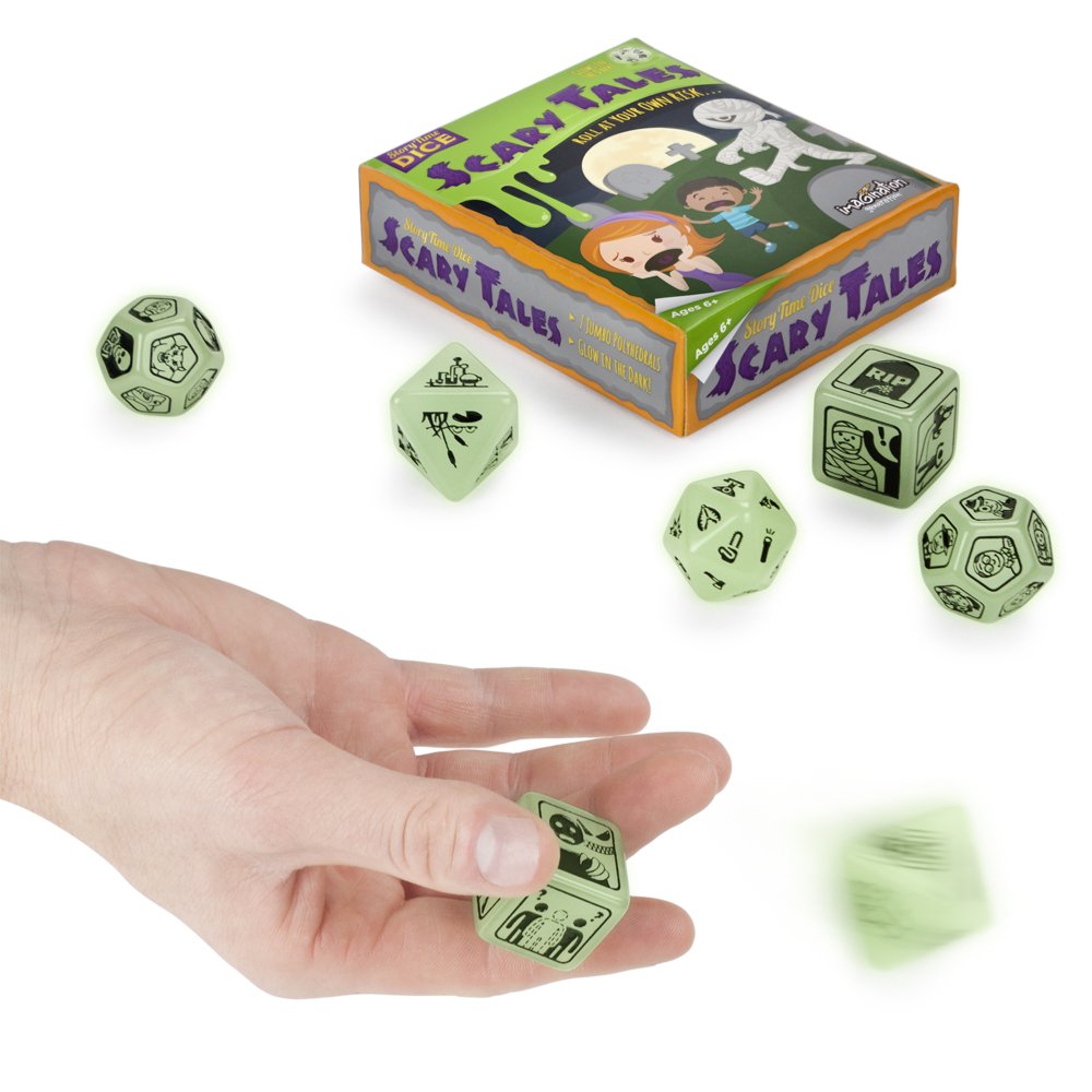 Story Time Dice: Scary Tales - Glows in the Dark | Imagination Generation