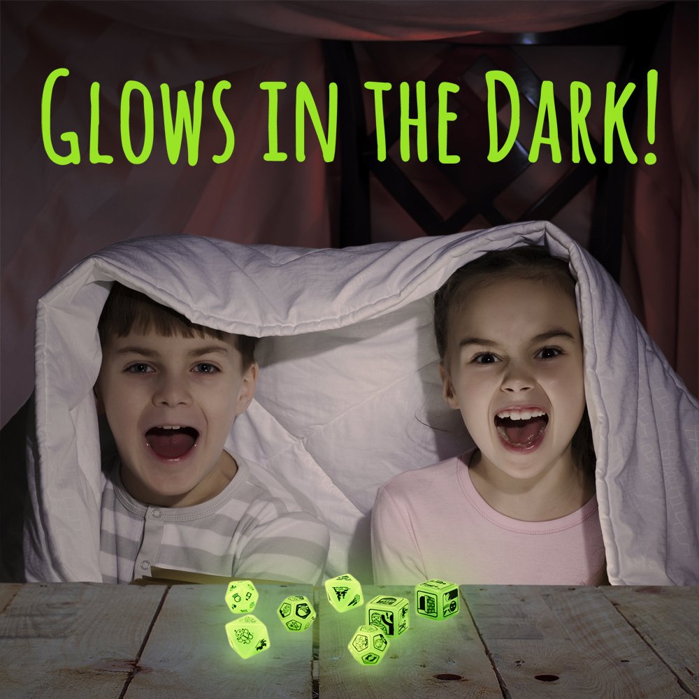 Story Time Dice: Scary Tales - Glows in the Dark | Imagination Generation