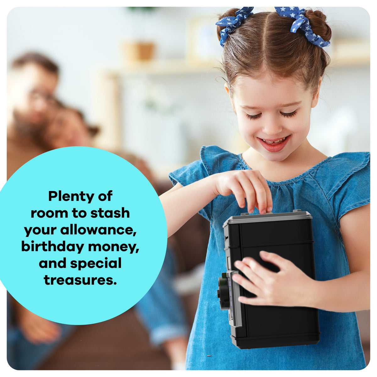 Imagineers KiddieVault: Electronic Piggy Bank with Passcode & ATM Safe