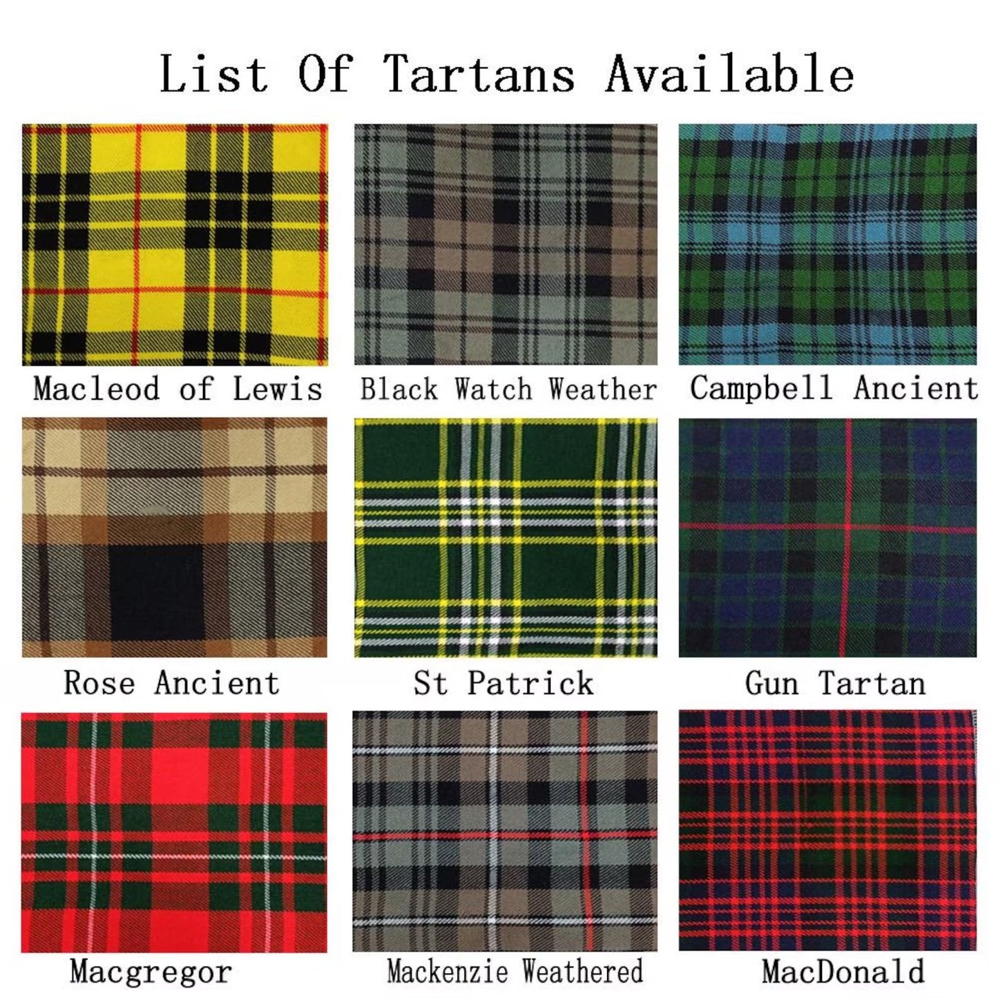 Ladies Tartan Kilted  Mid-calf 27" Length Pleat Skirt Kilt