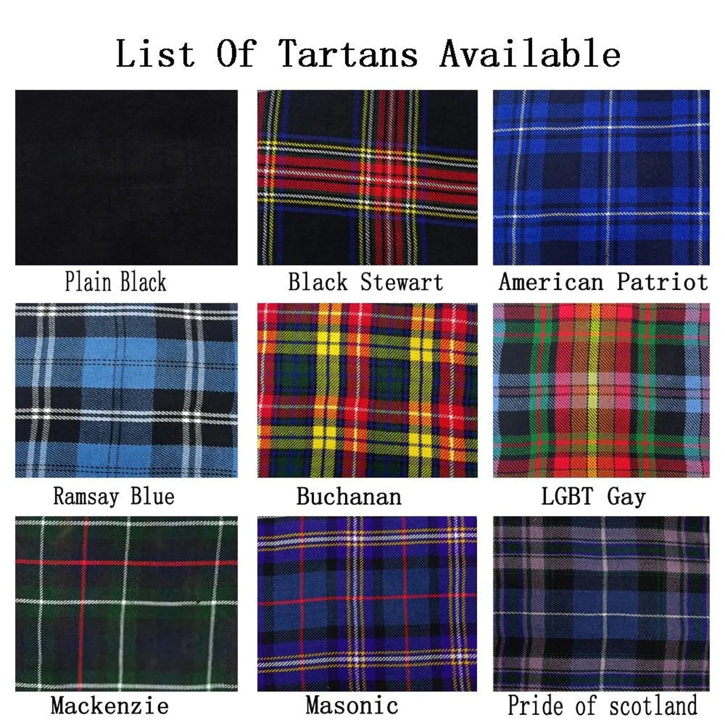 Ladies Tartan Kilted  Mid-calf 27" Length Pleat Skirt Kilt