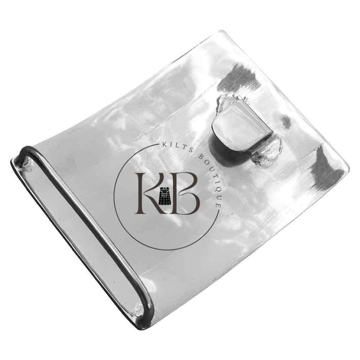 Scottish Thistle Kilt Belt Buckle – Chrome Finish, Fits Standard 2.25" Belts | Kilts Boutique Highland Dress Accessory