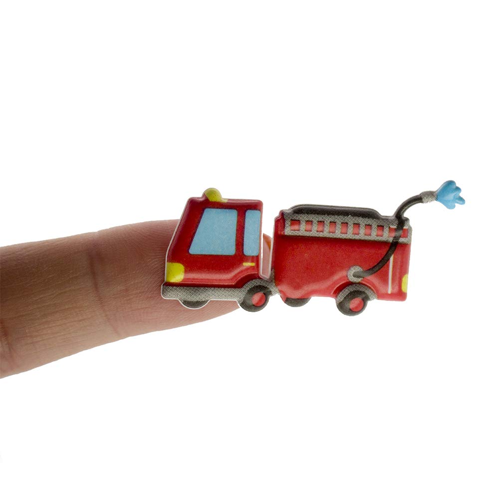 IMNEXT2U 3D Puffy Stickers for Kids – 4 Sheets Vehicle Sticker Pack