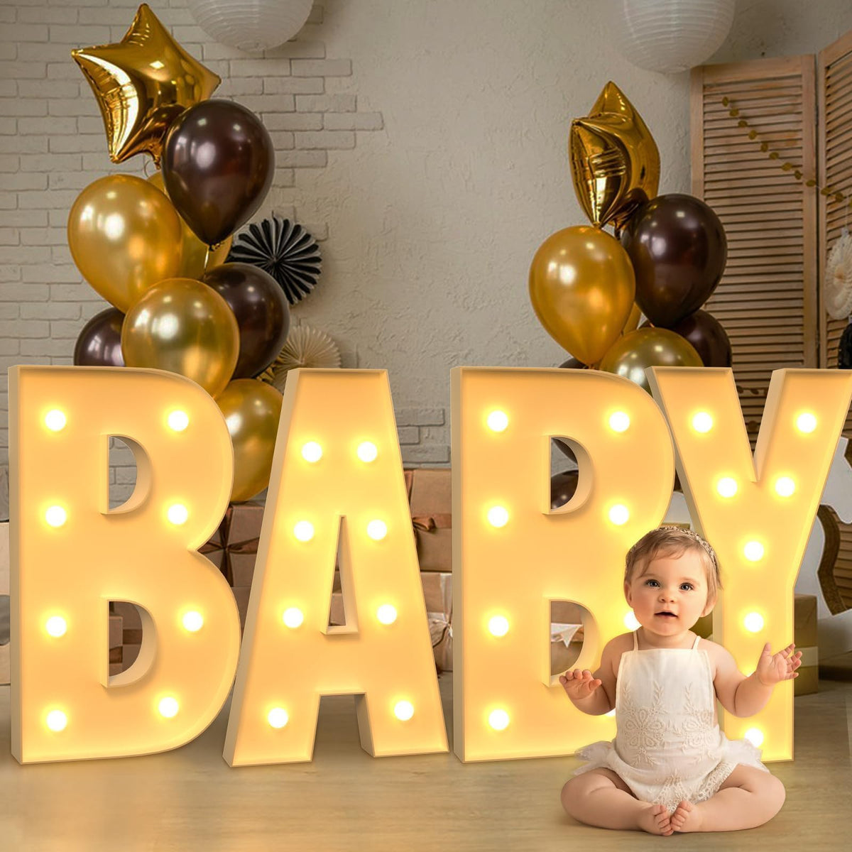 imprsv Marquee Letters 3 Feet Tall A – Large Light Up Letter Decor for Weddings, Birthdays & Engagements