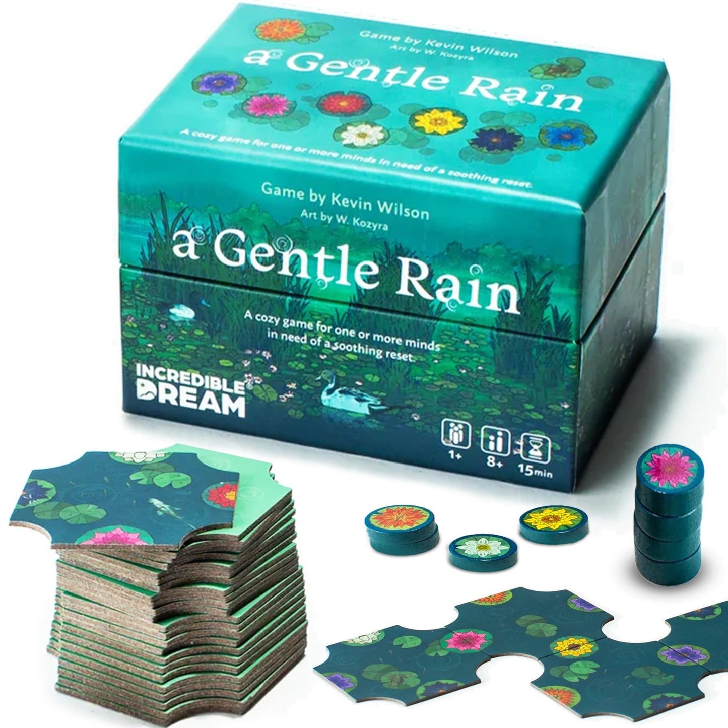 Incredible Dream A Gentle Rain – Calming Tile-Laying Puzzle Game (15-Minute Mindful Play)