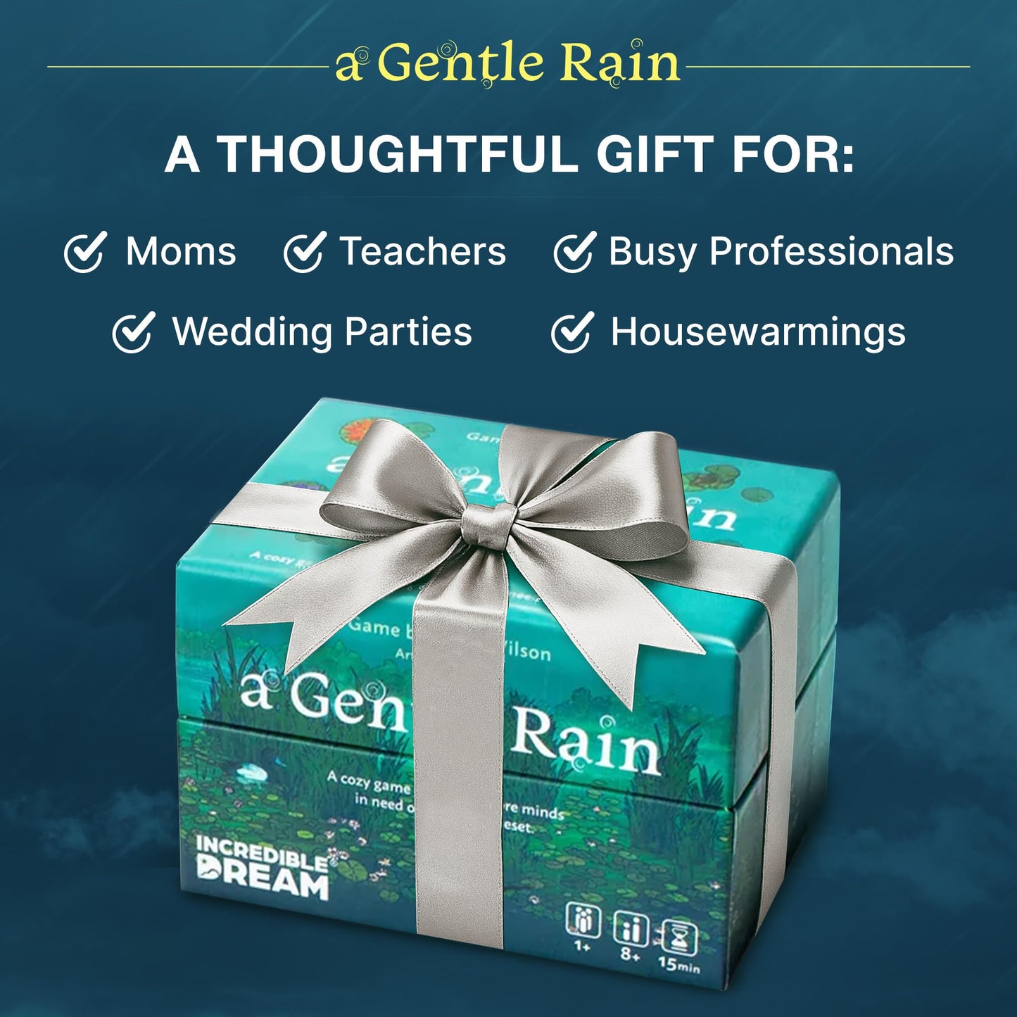 Incredible Dream A Gentle Rain – Calming Tile-Laying Puzzle Game (15-Minute Mindful Play)