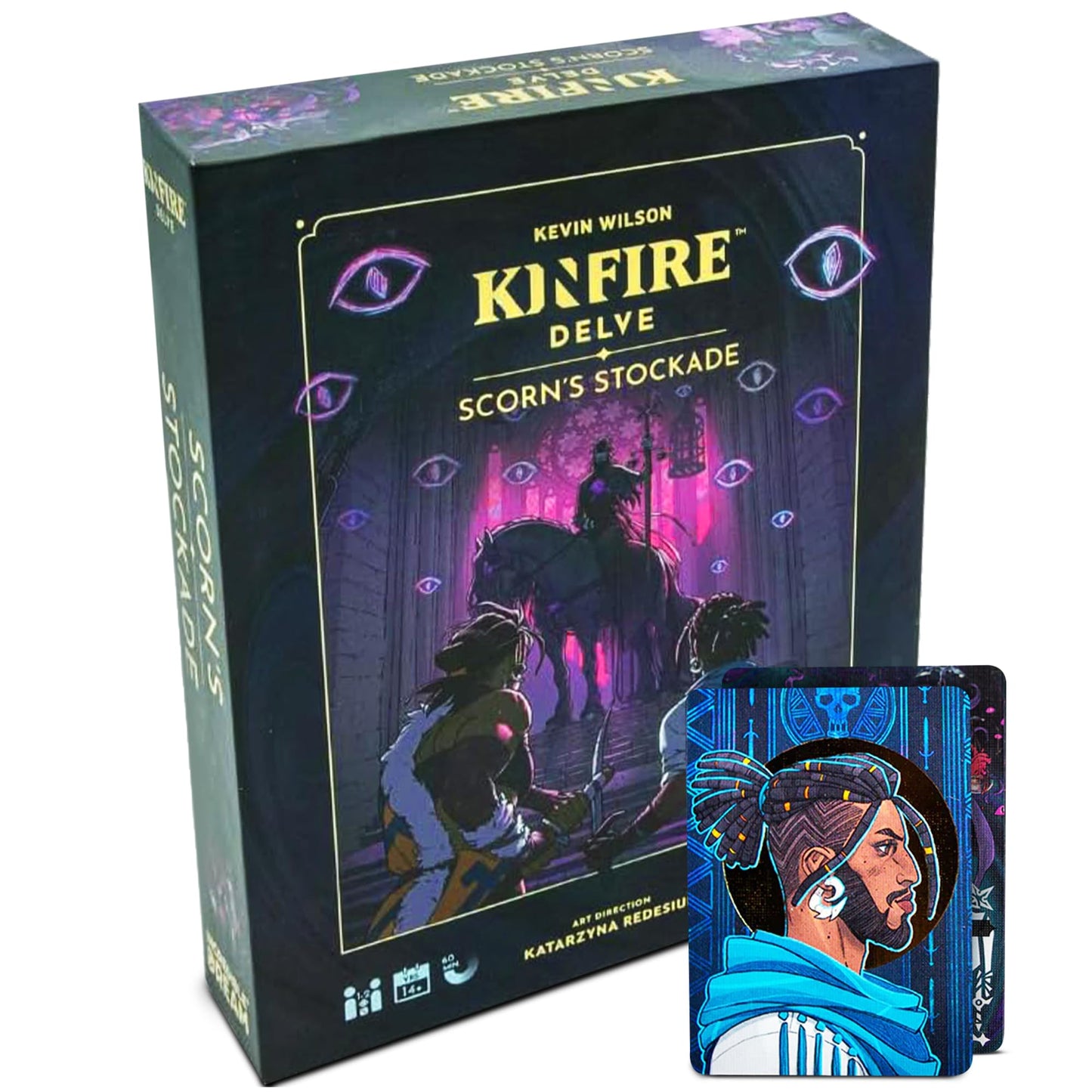 Kinfire Delve: Scorn’s Stockade – Solo or 2-Player Tactical Card & Dice Game | Incredible Dream