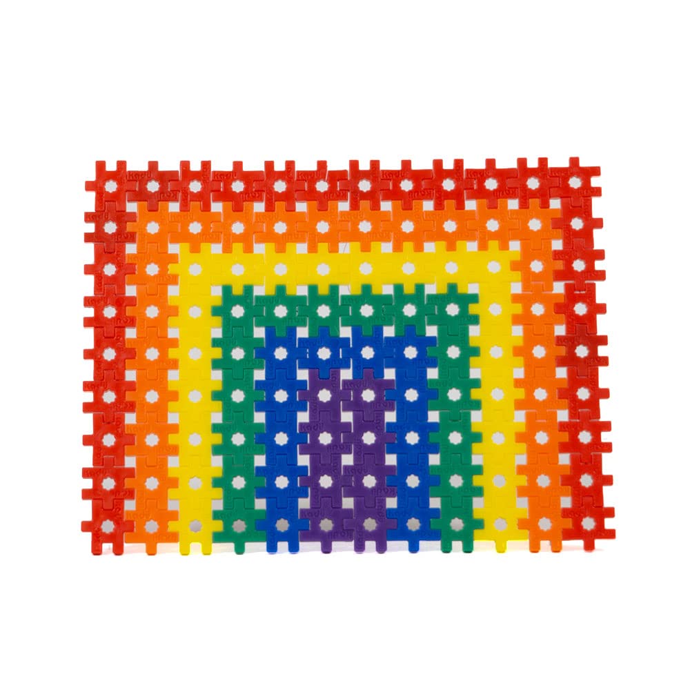 KADU Rainbow 250-Piece Set | Incredibly Interconnectable Toys – STEM/STEAM Building for Ages 5+