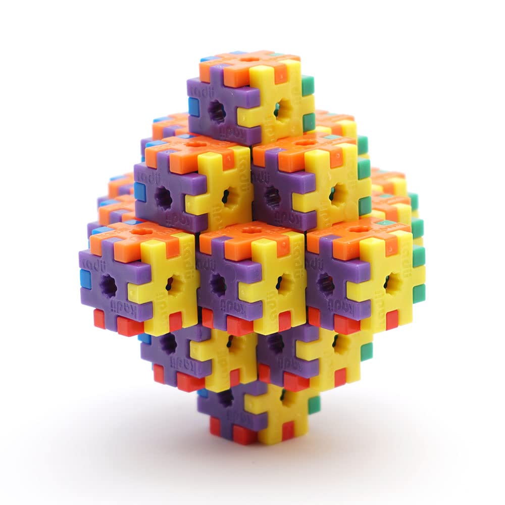 KADU Rainbow 250-Piece Set | Incredibly Interconnectable Toys – STEM/STEAM Building for Ages 5+