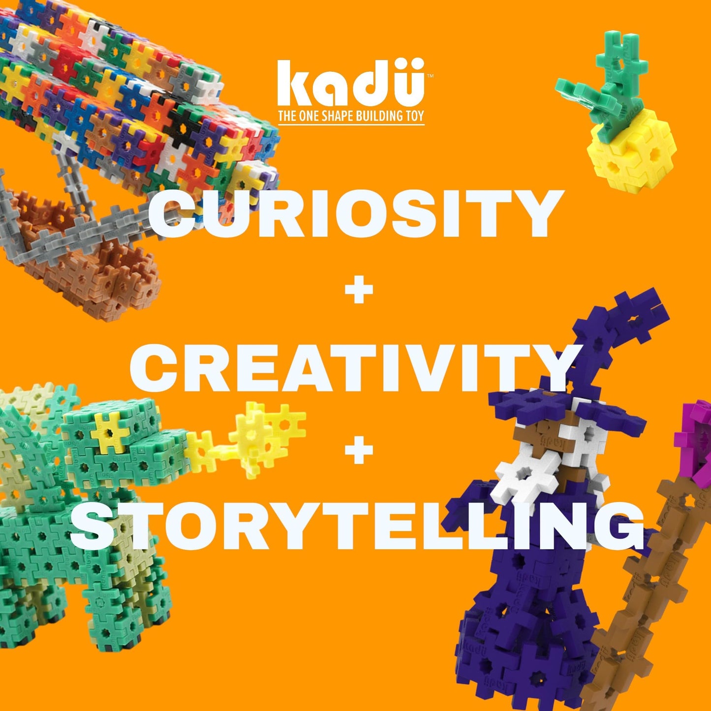 KADU 680pc Rainbow Classic Set – Open-Ended STEM/STEAM Building Toys for Ages 5+