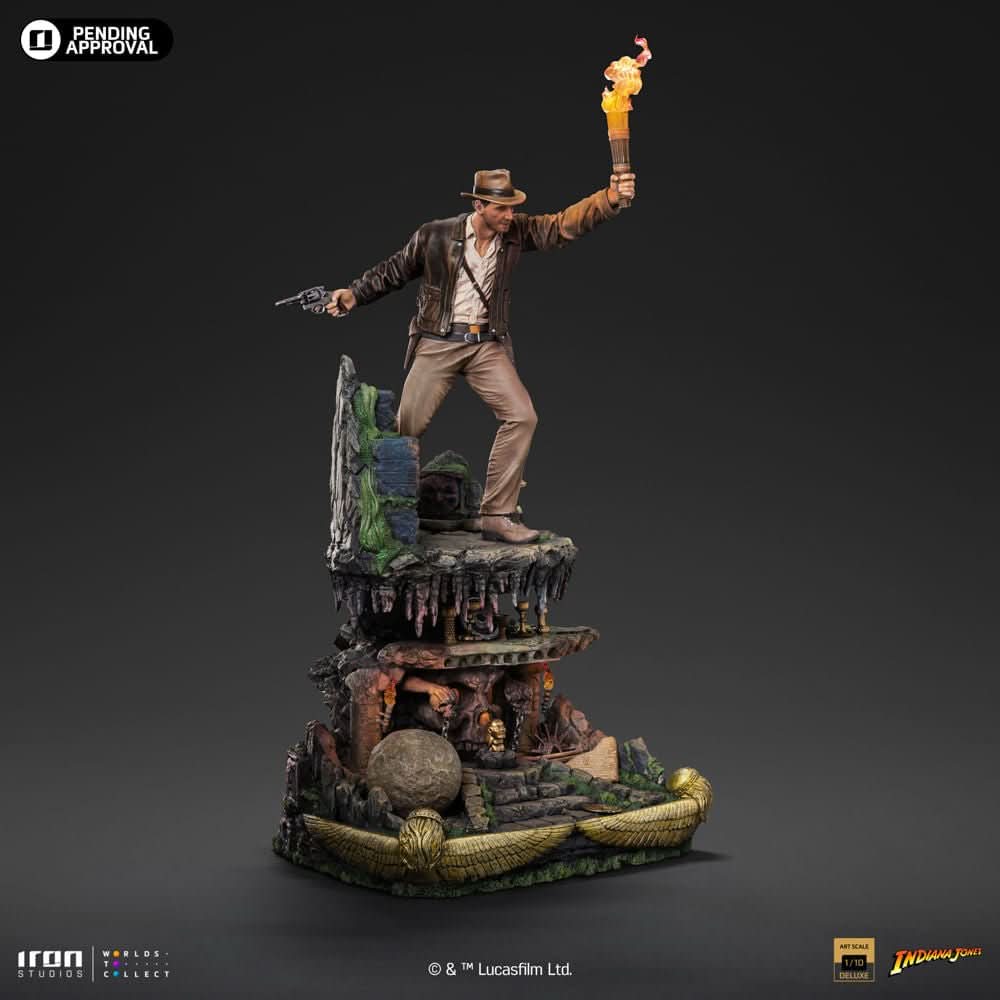 Statue Indiana Jones Deluxe - Indiana Jones - Art Scale 1/10 - Iron Studios