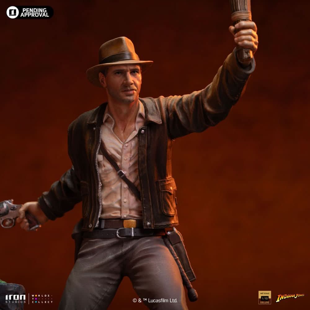 Statue Indiana Jones Deluxe - Indiana Jones - Art Scale 1/10 - Iron Studios