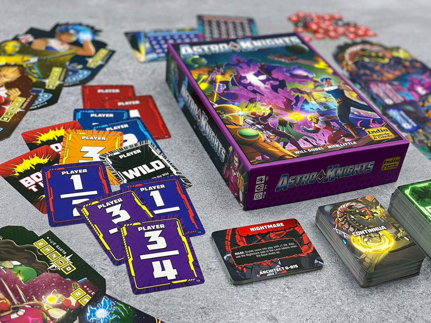 Astro Knights by Indie Boards and Cards — Cooperative Deck-Building Space Adventure